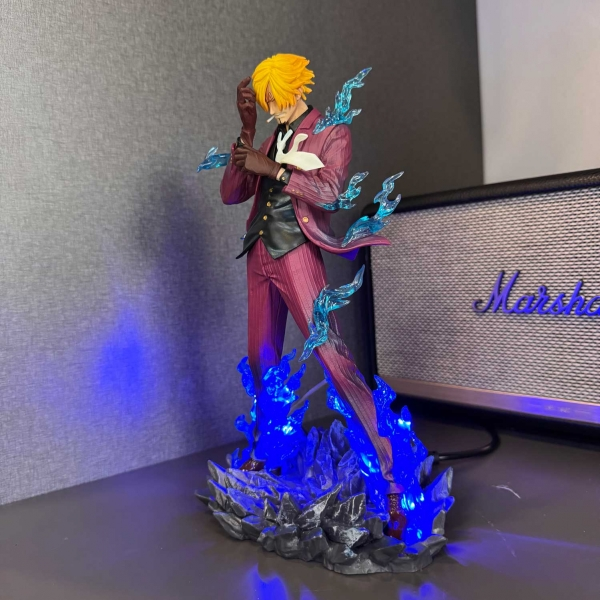 Mô hình Sanji vest đỏ 25 cm có LED - One Piece