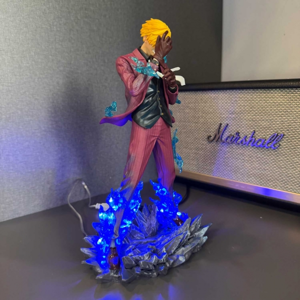 Mô hình Sanji vest đỏ 25 cm có LED - One Piece