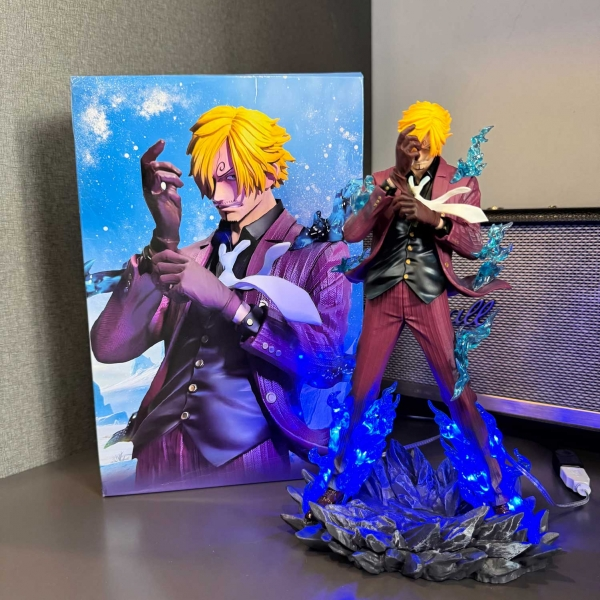 Mô hình Sanji vest đỏ 25 cm có LED - One Piece