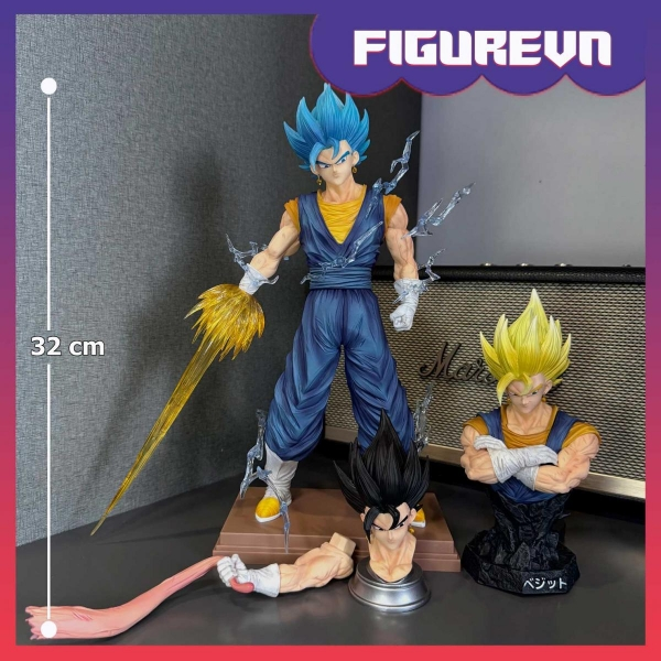 Mô hình Vegito LK Studio kèm bán thân 32 cm - Dragon Ball