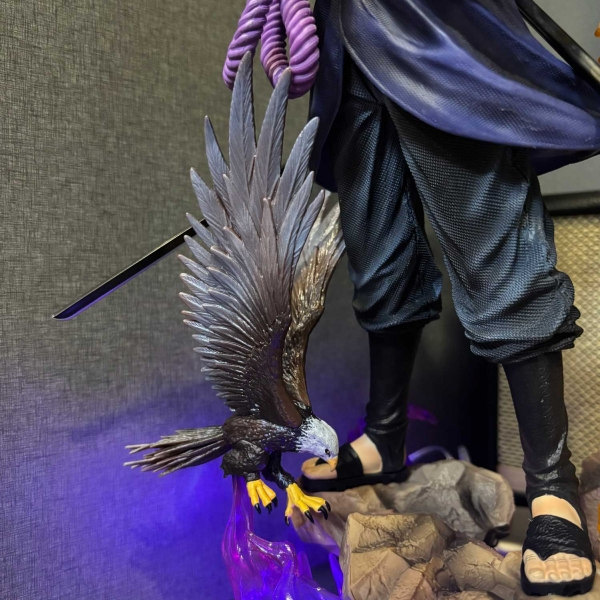 Mô hình bộ đôi Naruto và Sasuke siêu nét 38 cm có LED - Naruto
