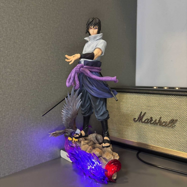 Mô hình bộ đôi Naruto và Sasuke siêu nét 38 cm có LED - Naruto