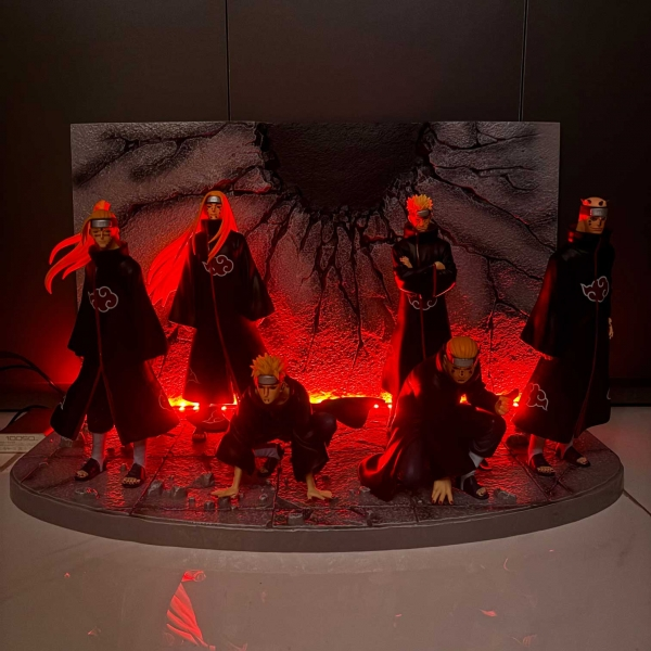 Mô hình team Akatsuki 35 cm có LED - Naruto