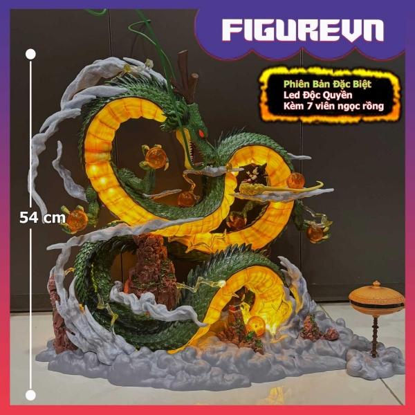 Mô hình Rồng Thần Trái Đất Shenron 45 cm - Yoyo studio- Dragon Ball