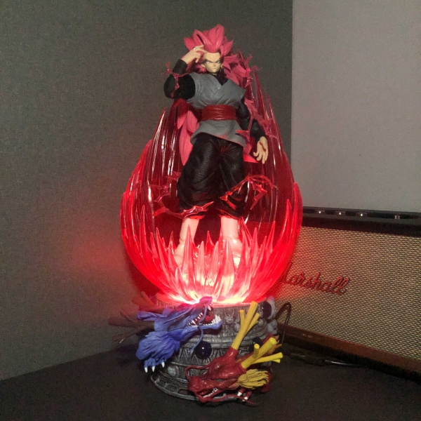 Mô hình Black Goku Rose SSJ3 46 cm có LED - Dragon Ball