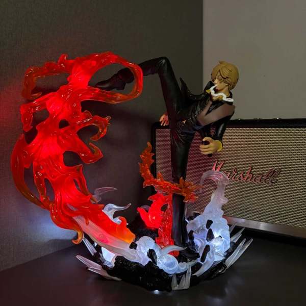 Mô hình Sanji hỏa cước 28 cm có LED - One Piece