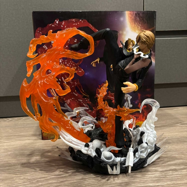 Mô hình Sanji hỏa cước 28 cm có LED - One Piece