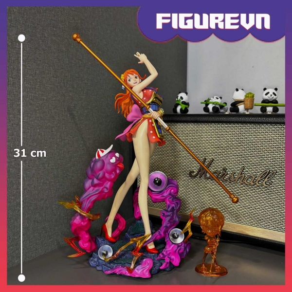 Mô hình Nami và Zues siêu xinh 31 cm - One Piece