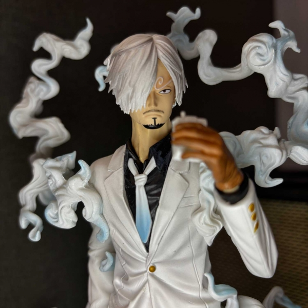 Mô hình Sanji vest trắng 2 đầu 28 cm - One Piece