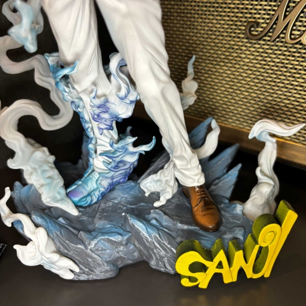 Mô hình Sanji vest trắng 2 đầu 28 cm - One Piece