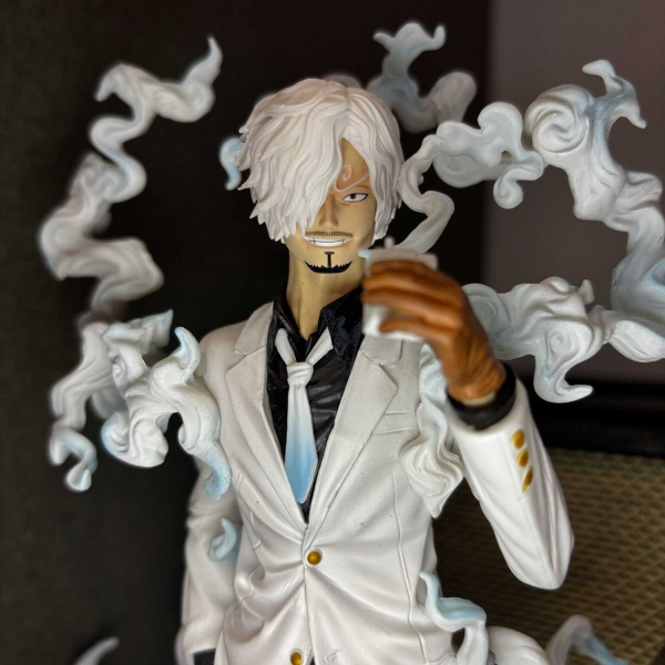 Mô hình Sanji vest trắng 2 đầu 28 cm - One Piece