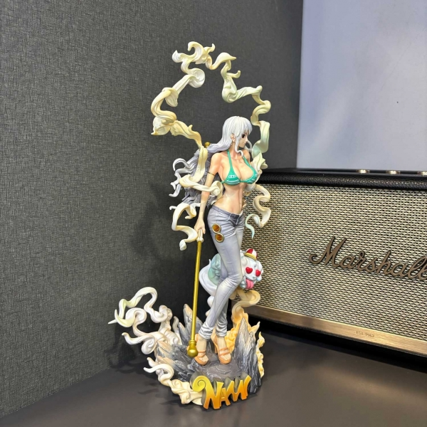 Mô hình Nami Haki Trắng và Zues siêu xinh 31 cm - One Piece